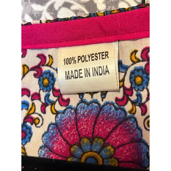 Bohemian Paisley Floral V-Neck Kaftan Dress - Picture 10 of 10